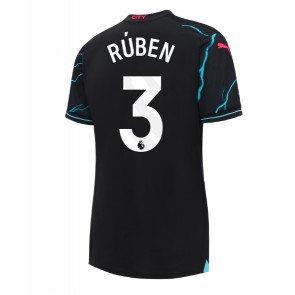 Maillot de foot Manchester City Ruben Dias #3 Troisième Femmes 2023-24 Manches Courte